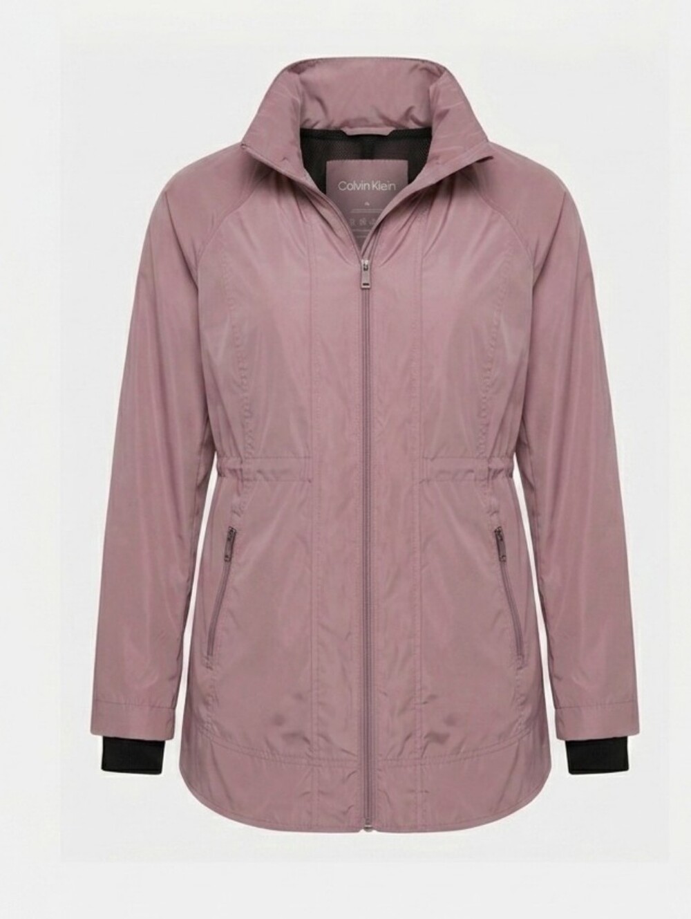 Calvin Klein Performance Women's Jacket XL‎ Zip Security Pocket Pink